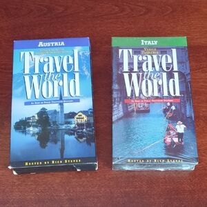 Set of 2 Travel the World VHS Tapes